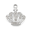 UV Plating Alloy Crystal Rhinestone Pendants RB-CBAD37D-36P-1