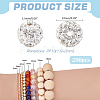 200Pcs Pave Disco Ball Beads RB-PH0001-41E-2
