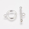 Brass Toggle Clasps X-KK201-S-2