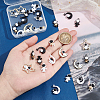   32Pcs 8 Style Alloy Enamel Pendants FIND-PH0006-25-3