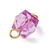 Transparent Acrylic Pendants PALLOY-JF04258-01-5