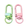 Spray Painted Alloy Swivel Clasps PALLOY-H131-11-2