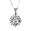 925 Sterling Silver Pendant Necklaces NJEW-BB30206-7