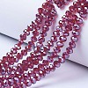Electroplate Glass Beads Strands EGLA-A034-T10mm-A02-1