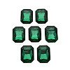 Pointed Back Glass Rhinestone Cabochons RGLA-T079-18x25mm-15-1