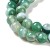 Natural Striped Agate/Banded Agate Beads Strands G-Z060-A01-A01-4