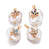 Natural Cultured Freshwater Pearl Pendants PEAR-E013-18-1