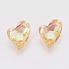 K9 Glass Rhinestone Pendants GLAA-F083-01A-04-1