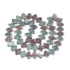 Electroplate Glass Beads Strand X-EGLA-S188-20-C01-2