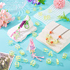 50Pcs 5 Styles UV Plating Rainbow Iridescent Acrylic Beads OACR-TA0004-67B-7