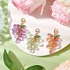 Teardrop Glass & Acrylic Pendant Decoration GL-CJ4893-2