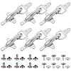 6 Bags Alloy Interlocking Clasps FIND-BC0014-27-1