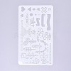 Plastic Reusable Drawing Painting Stencils Templates DIY-G027-G26-1