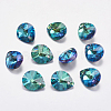 Faceted K9 Glass Rhinestone Charms X-RGLA-F053-E-001BB-1