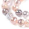 Electroplate Glass Bead Strands GLAA-Z006-01D-4