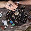 CREATCABIN DIY Moth Pattern Pendulum Board Dowsing Divination Making Kit DIY-CN0002-39-7