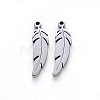 Tarnish Resistant 201 Stainless Steel Pendants X-STAS-N092-13-2