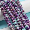 Synthetic Imperial Jasper Dyed Beads Strands G-D077-E01-01B-2