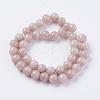 Natural Yellow Jade Beads Strands G-G598-10mm-YXS-06-2