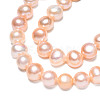 Natural Cultured Freshwater Pearl Beads Strands X-PSB003Y-2-5