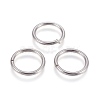 Tarnish Resistant 304 Stainless Steel Saw Cut Open Jump Rings STAS-P212-25P-04-1