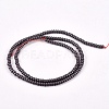 Matte Style Frosted Non-magnetic Synthetic Hematite Beads Strands X-G-M007-78-2