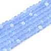 Transparent Glass Beads Strands EGLA-A044-T1mm-MB14-1