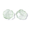 Transparent Spray Painted Imitation Jade Glass Beads GLAA-Q089-003-E003-4