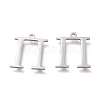 Tarnish Resistant 304 Stainless Steel Charms STAS-K215-23P-2
