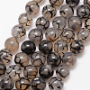 Natural Dragon Veins Agate Bead Strands X-G-K166-14-8mm-01-1