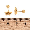 304 Stainless Steel Stud Earrings for Women SA-CBA44F8-04G-02-5
