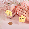 Polyester Keychains KEYC-WH0034-58-3