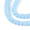 Opaque Spray Painted Glass Beads GLAA-ZX008-4mm-18J-3