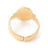 Ion Plating(IP) 304 Stainless Steel Cuff Ring RJEW-F121-02G-2