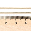 Ion Plating(IP) 304 Stainless Steel Snake Chains Necklaces STAS-F094-23G-3