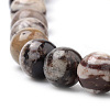 Natural Zebra Jasper Beads Strands G-S259-30-8mm-3