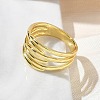 Brass Finger Rings for Women RJEW-K261-07B-G-3