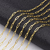 Brass Paperclip Chains CHC-S008-001C-G-3
