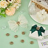 10Pcs Alloy Rhinestone Shank Buttons BUTT-FG0001-41B-5