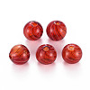 Transparent Handmade Blown Glass Globe Beads GLAA-T012-38-1