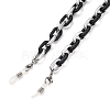 Spray Painted CCB Plastic Linking Eyeglasses Chains AJEW-EH00240-01-2