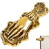 Alloy Hand Shaped Bookmark Clip AJEW-CP0006-94A-AG-1