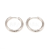 Brass Huggie Hoop Earrings KK-D160-55P-1