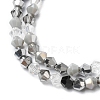 Electroplate Glass Beads Strands EGLA-D018-02C-3