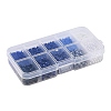 DIY 10 Grids ABS Plastic & Glass Seed Beads Jewelry Making Finding Beads Kits DIY-G119-01B-4