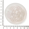 Flat Round Natural Selenite Slice Coasters AJEW-C042-01C-3
