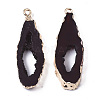 Druzy Resin Pendants RESI-R428-014A-2
