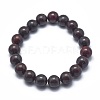 Natural Brecciated Jasper Bead Stretch Bracelets X-BJEW-K212-A-040-2