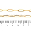 Ion Plating(IP) 304 Stainless Steel Paperclip Chain Necklace NJEW-D045-14G-4