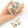 12 Styles Natural Mixed Shell Beads SSHEL-YW0001-05-5